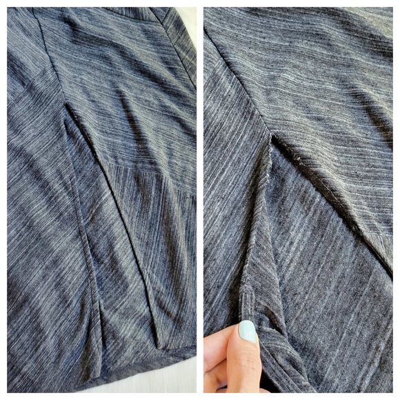 Hang Ten Gray Maxi Dress Charcoal Gray Fitted Racerback Tank Casual Maxi Dress - Picture 8 of 10